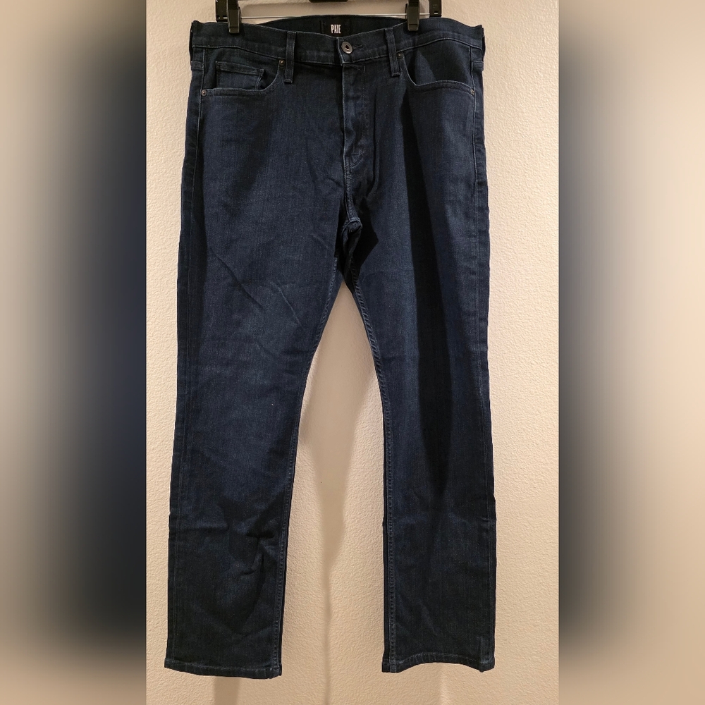 PAIGE Men's Dark Blue Slim Jeans